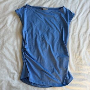 H&M Blue Cinch Top